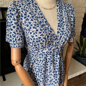Max Studio Floral Blouse